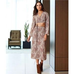 GIANNI BINI Layla Blouse and Chloe Paisley Skirt